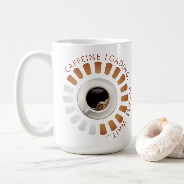 Koffeinladdning Kaffemugg (Med munk)