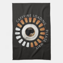 Koffeinladdning Kökshandduk