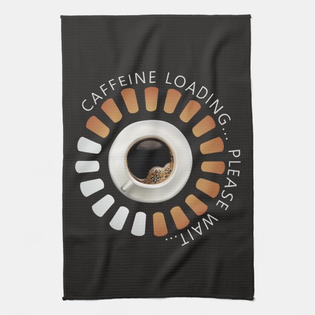 Koffeinladdning Kökshandduk (Vertikal)