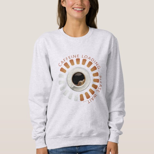 Koffeinladdning T Shirt (Framsida)