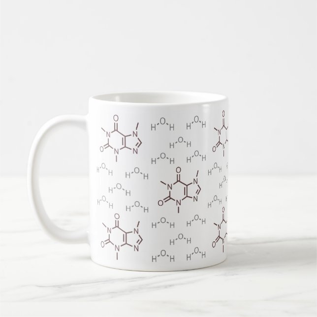koffeinlösning kaffemugg (Vänster)