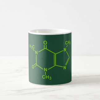Koffeinmolekyl Kaffemugg