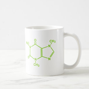 Koffeinmolekyl Kaffemugg