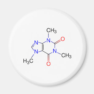 Koffeinmolekyl Magnet