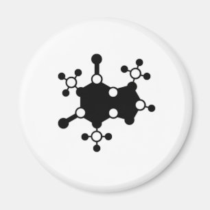 Koffeinmolekyl Magnet