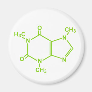 Koffeinmolekyl Magnet