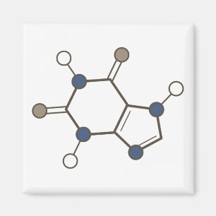 koffeinmolekyl magnet