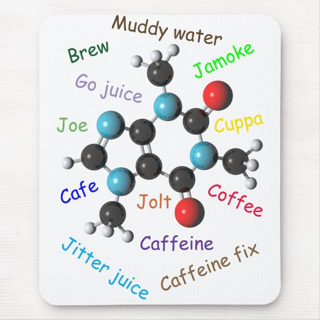 Koffeinmolekyl Musmatta (Framsidan)