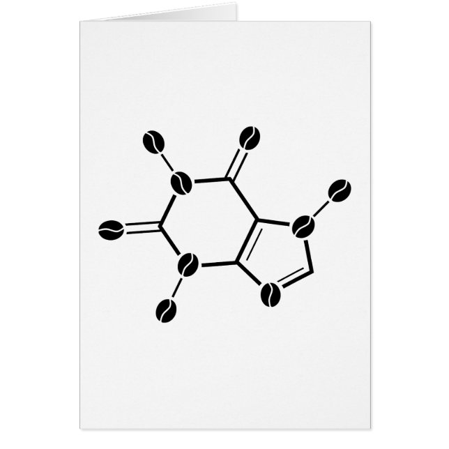 koffeinmolekylbönor OBS kort (Framsidan)