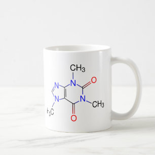 Koffeinmolekylmugg Kaffemugg