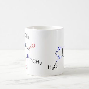 Koffeinmolekylmugg Kaffemugg