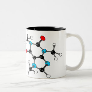 Koffeinmolekylmugg Två-Tonad Mugg