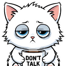 Koffeinsjuk katt