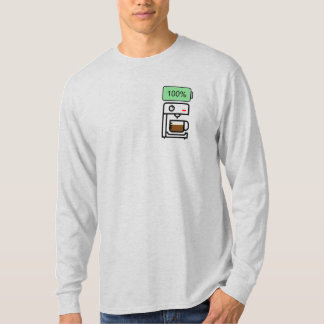 Koffeinsuget design t shirt