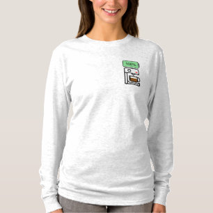 Koffeinsuget design t shirt