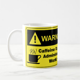 Koffeinvarningsadministratör Kaffemugg