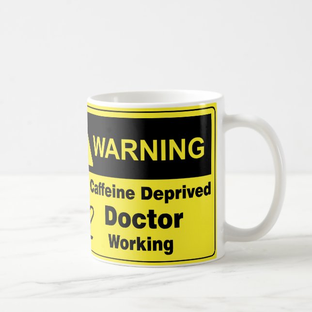 Koffeinvarningsdoktor Kaffemugg (Höger)