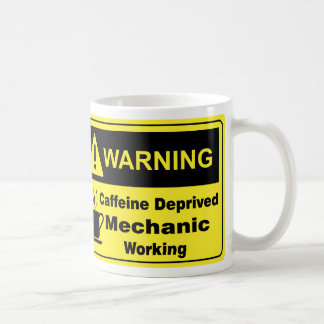 Koffeinvarningsmekaniker Kaffemugg