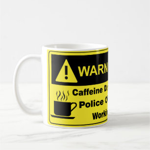 Koffeinvarningspolis Kaffemugg