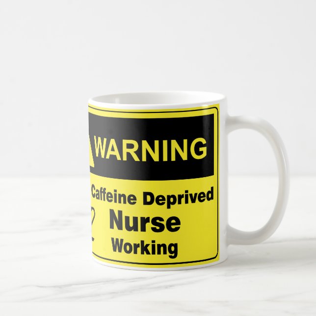 Koffeinvarningssjuksköterska Kaffemugg (Höger)