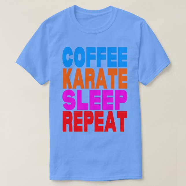 Koffekaratsömnupprepning av TShirt T Shirt (Design framsida)