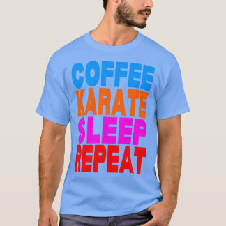 Koffekaratsömnupprepning av TShirt T Shirt