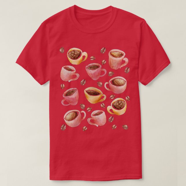 Koffekonstnär Barista T Shirt (Design framsida)