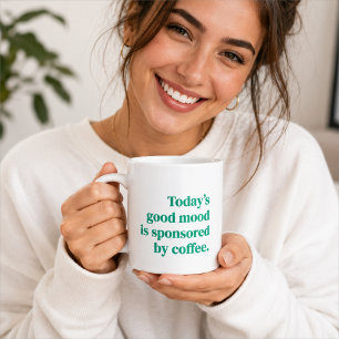 Koffekopp   Gott humör sponsrat av kaffecitat Kaffemugg