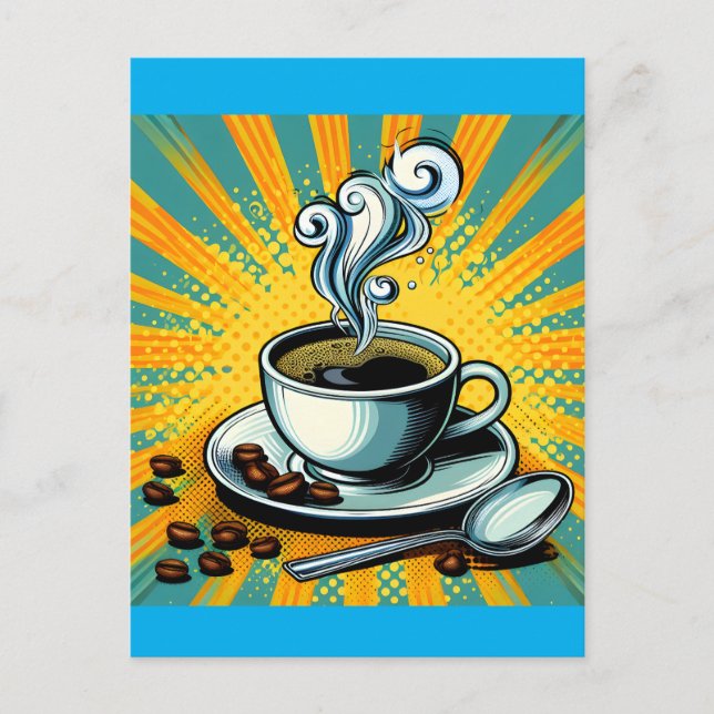 KOFFEKT POP ART POSTCARD VYKORT (Framsida)