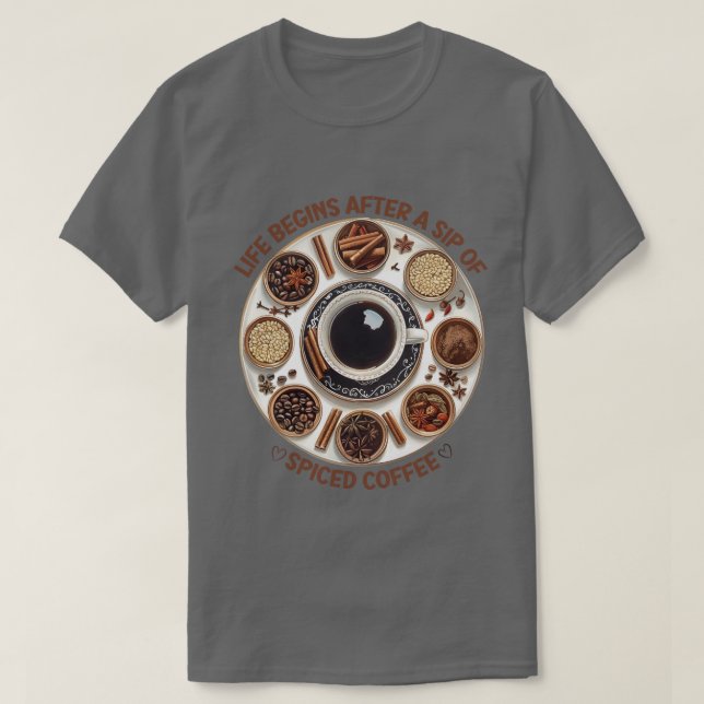 Koffelbliss - Mysiga och Cute T-Shirt (Design framsida)