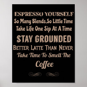 Koffeologisk kaffeoffert poster