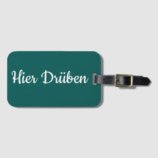 Kofferanhänger - Hier Drüben Bagagebricka
