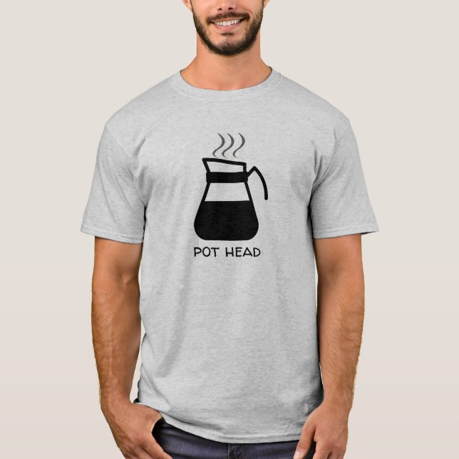 Koffertdikt "Pot Head" (för lätta tunnlar) T-shirt (Framsida)