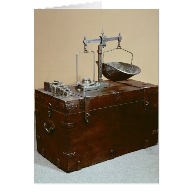 Koffertvågar och vågar hälsningskort (Framsidan)