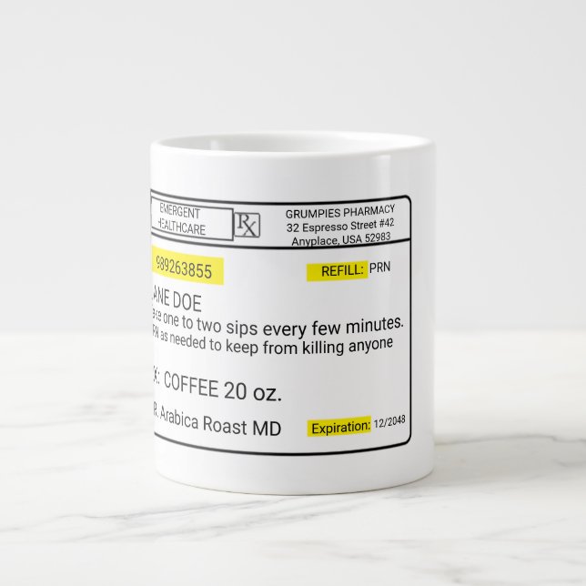 KOFFETAT JUMBO MUGG (Framsidan)