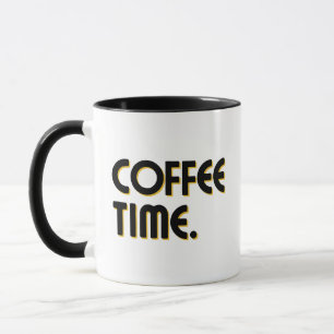 Koffetid Enkel Minimalistisk Vardaglig Kaffe Mugg