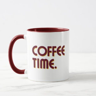 Koffetid Enkel Minimalistisk Vardaglig Kaffe Mugg