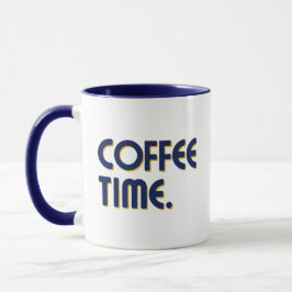 Koffetid | Enkel Minimalistisk Vardaglig Kaffe Mugg