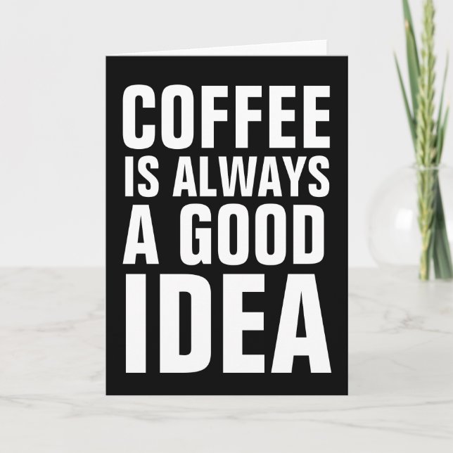 KOFFETIKETTER, KAFFE ÄLSKARE KORT (Framsida)