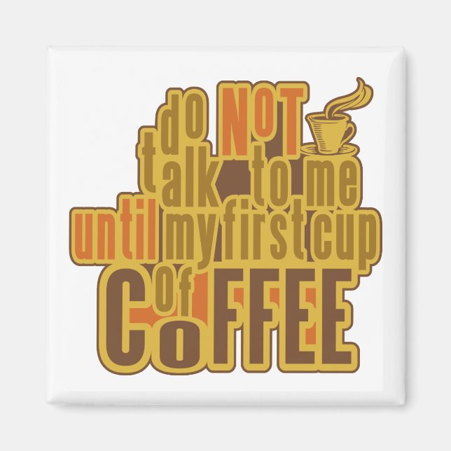 KOFFETISKT FÖRSTA GETT MAGNET (Framsidan)