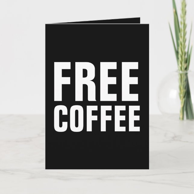 KOFFETISKT TOTALA KORT, SÄNDA GIFTKORT KORT (Framsida)