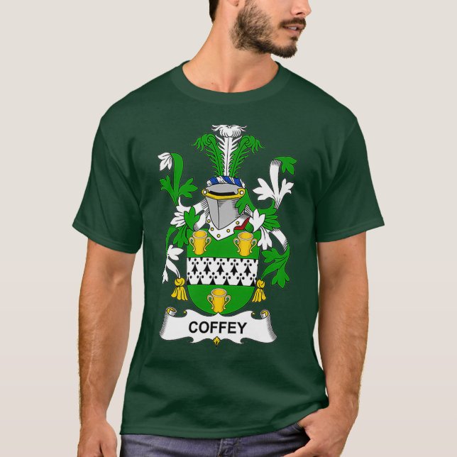 Koffey Jackande Arm Family Crest T Shirt (Framsida)
