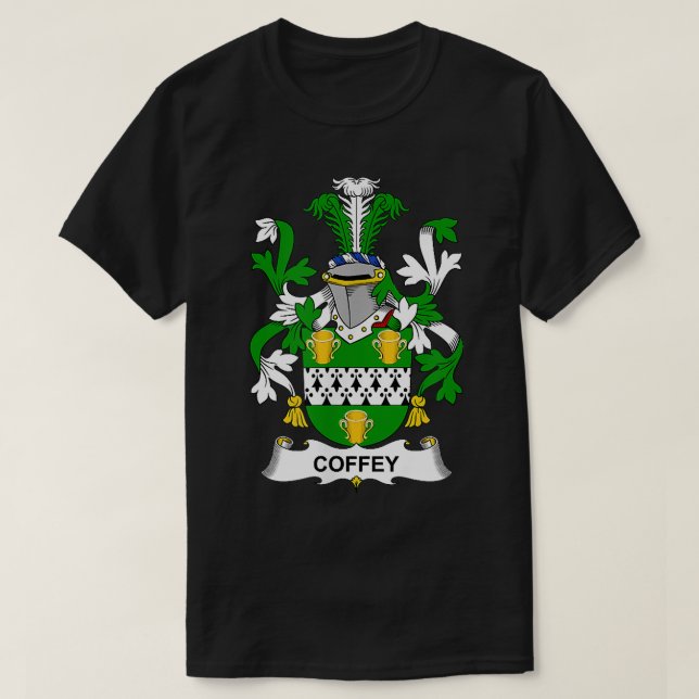 Koffey Jackande Arm Family Crest T Shirt (Design framsida)