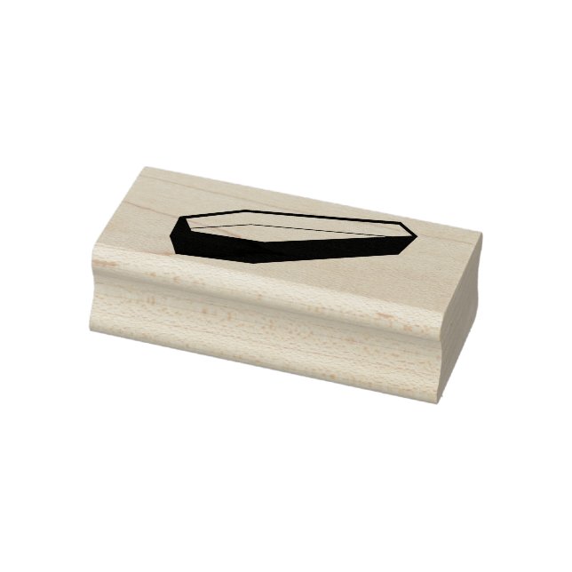 Koffin av Dracula silhouette art frimärke Stämpel (Stämpel)