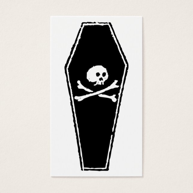 Koffin för Mary Visitkort (Framsidan)