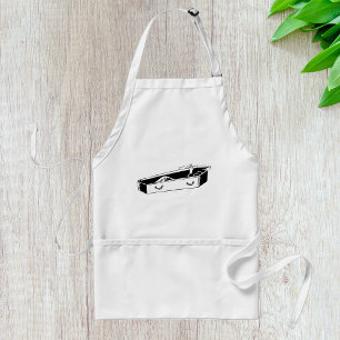 Koffin-öppning Förkläde