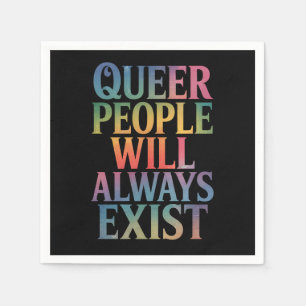 Köfolket kommer alltid att finnas i Ally LGBTQIA-P Pappersservett