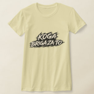 Koga Briga Za To Djärv Kroatisk Deklaration T Shirt