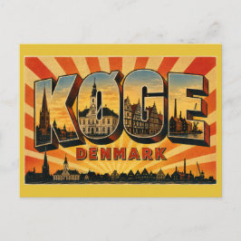 Køge Danmark Gamla Stan Vykort