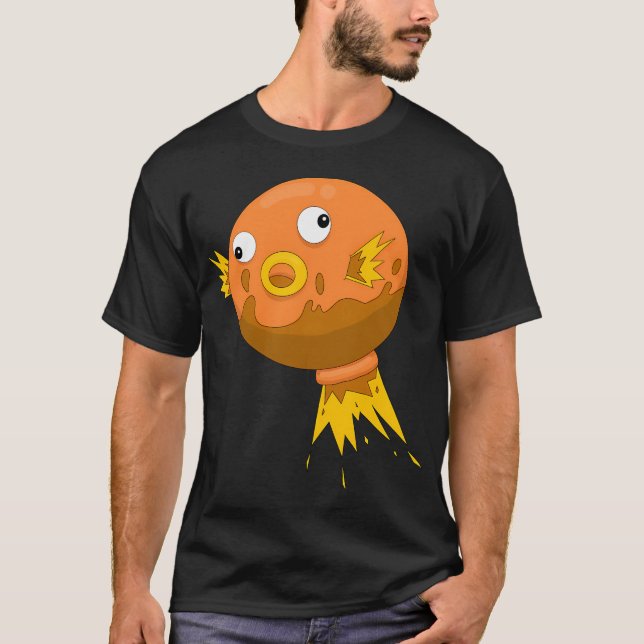 Koglobbfisk flyger t shirt (Framsida)